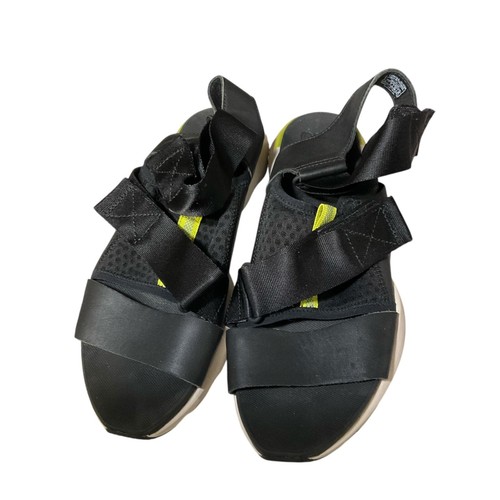 Sorel Sandalen Damengröße 9 Kinetic Impact Schuhe schwarz Leder Plateau Fersenriemen - Bild 3 von 4