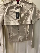 NWD PATRIZIA PEPE WOMENS JACKET SIZE 42 MADE IN ITALY