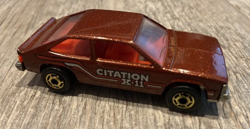 Vintage 1980 Hot Wheels Chevy Citation X-11 Malaysia Brown Gold GREAT CONDITION - Picture 2 of 6