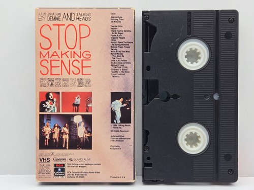 Talking Heads VHS 1984 Concert Stop Making Sense Special Edition - Imagen 2 de 9