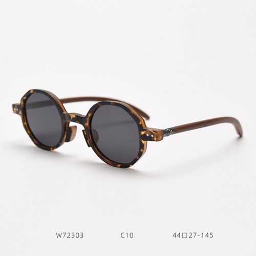 Men Women Retro TR 90 Polarized Sunglasses Unique Polygonal UV 400 Sunglasses - 第 22/22 張圖片