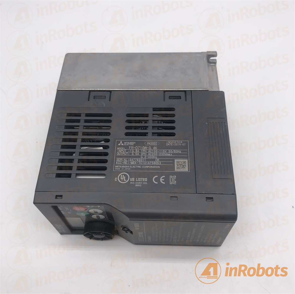 Mitsubishi FR-D710W-0.4K Inverter 0.4KW 100V 1PH VFD D700 Series