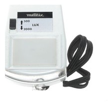 Metrix Lux hand held light exposure f/stop meter vintage case strap