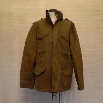J.Crew $368 Wallace & Barnes Waxed Cotton M-65 Sz L Jacket e1288 Brown NWT