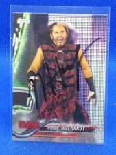 AUTOGRAPH Matt Hardy 2018 Topps WWE RAW Superstar #151