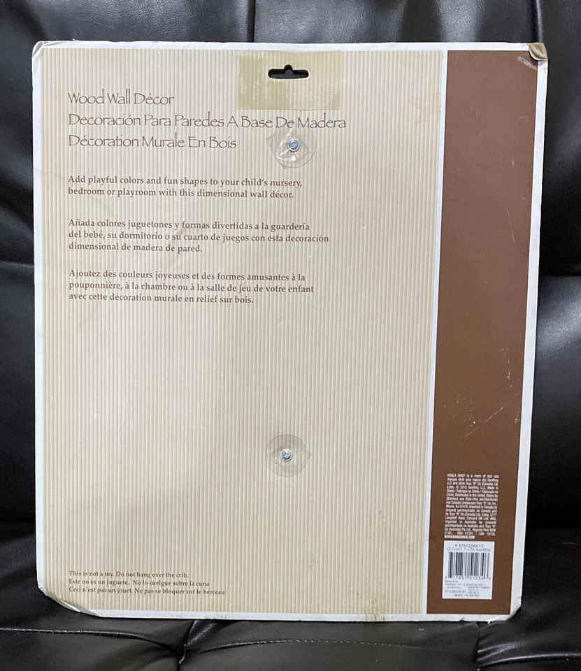 Nuevo Koala Bebé Mono Madera Decoración de Pared Guardería Dormitorio Sala de Juegos Imagen Juguetes R Us Foto 4 de 4