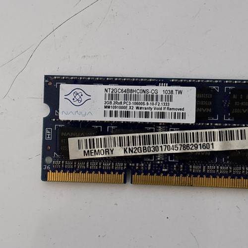 Nanya 2GB RAM 2Rx8 PC3-10600S-9-10-F2 - Picture 2 of 6