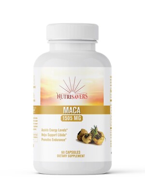 Maca Plus 60 ct   Natural Herbal Energy Supplement for Men & Women