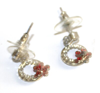 Boucles D'Oreilles Cristaux Luxury B - Superbes - Occasion - Brillantes Et Élégantes