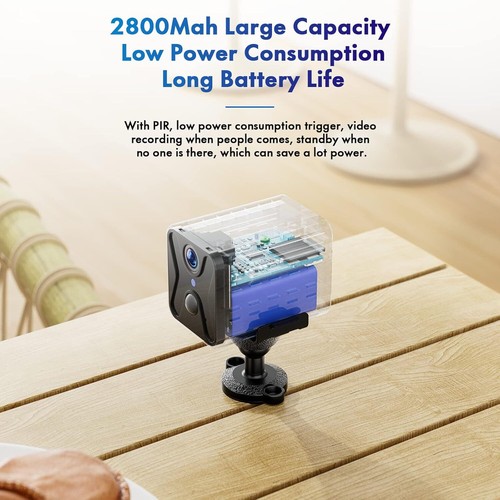 1080P Wireless Wifi Camera Baby Monitor Mini Surveillance Home Security Camera - Picture 4 of 7