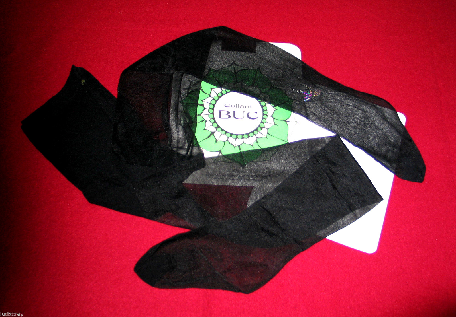 Collants 100% Nylon Le Bourget « Hanches Rondes » Taille 2, 15 Deniers - Rétro Vintage Neuf étiquettes