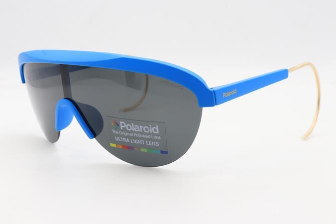 Polaroid PLD 6037/S Blue Gold RCTM9 Authentic 99mm Sunglasses-image