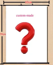 Personalized Custom Scroll Anime Any Size Printed Wall Arts Poster Decoration