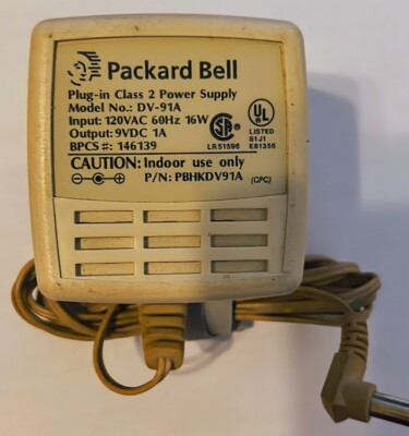 Vintage Packard Bell DV-91A AT PSU - Tested & Ready for Your Retro Build!