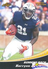 Kerryon Johnson 2018 Leaf Draft #5 Limited GOLD BLANK BACK PROOF 1/1 ROOKIE MINT