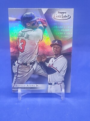 2018 Topps Gold Label🔥Ronald Acuna🔥(RC) Class 1 | eBay