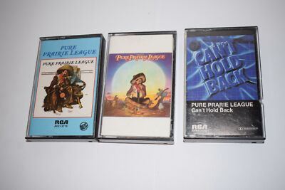 PUREPRARIE LEAGUE  CASSETTE LOT OF 3- CANT HOLD BACK- FIRIN UP-  (VSV15)