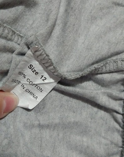 Girls Sleeping Pandas Pajamas 2 Piece Set Pink Gray Size 12 Long Pants - Picture 12 of 12