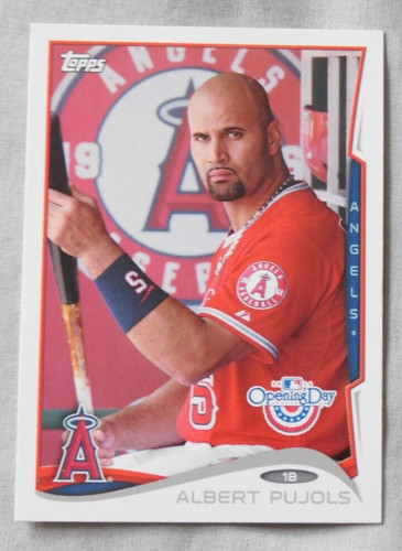 2014 Topps Opening Day Albert Pujols [Blue] #66 card