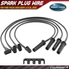 4pcs Spark Plug Wire Set for Chevrolet S10 98-03 GMC Sonoma 98-03 Isuzu Hombre