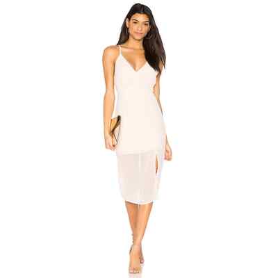 Keepsake Come Around Blush Pink Midi Dress | eBay