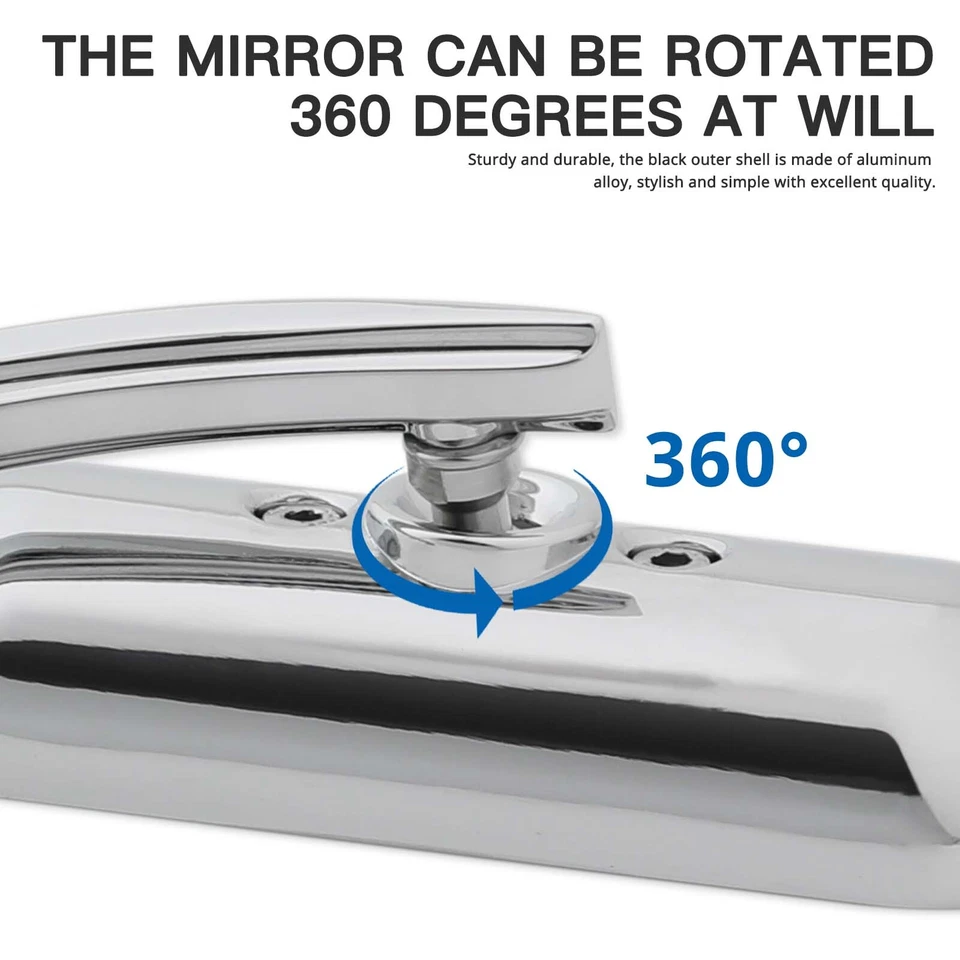 Chrome Motorcycle Mirrors For For Harley Davidson Sportster Forty-Eight 1200 833 - Image 4 of 4