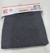 Heattech- Women's Gray Longsleeve Cotton Shirt- Size XS