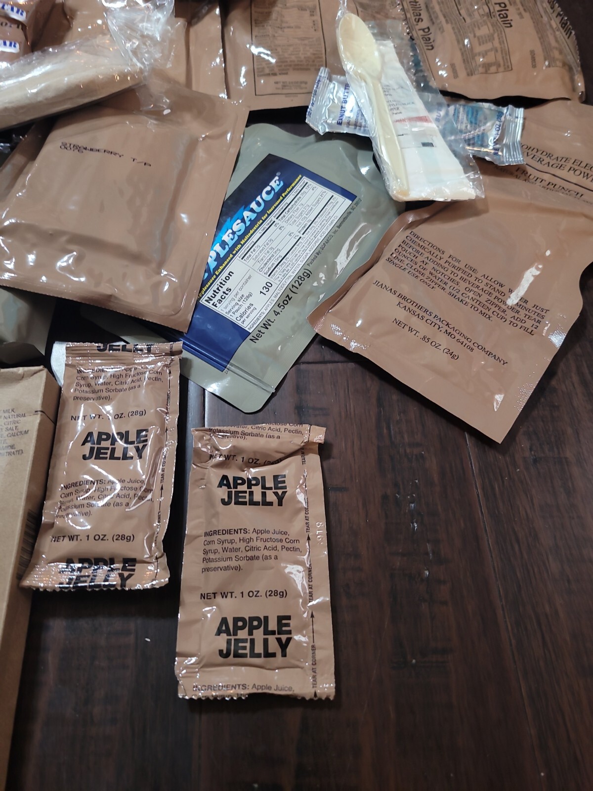 MRE 4 Meals FREE Meal W/ A Variety Of Sides Lot 612 Camping Food