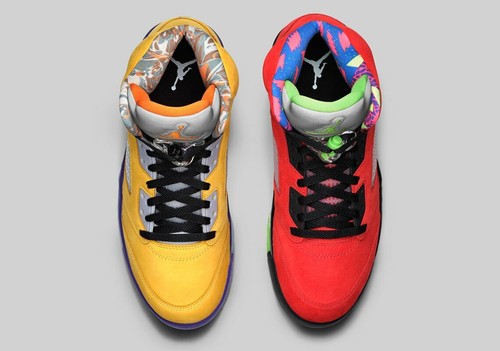 Nike Air Jordan 5 V Retro SE “What The” Size 9  CZ5725-700. Multicolor - Picture 2 of 5