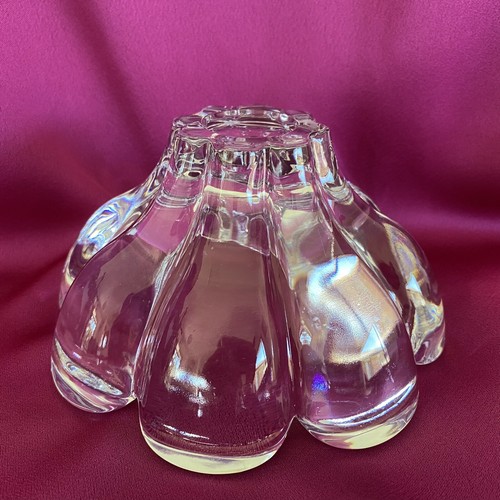VINTAGE~MIKASA CRYSTAL GLASS BOWL~ZIANNA~FLOWER CANDY TRINKET ~HEAVY - Picture 15 of 21