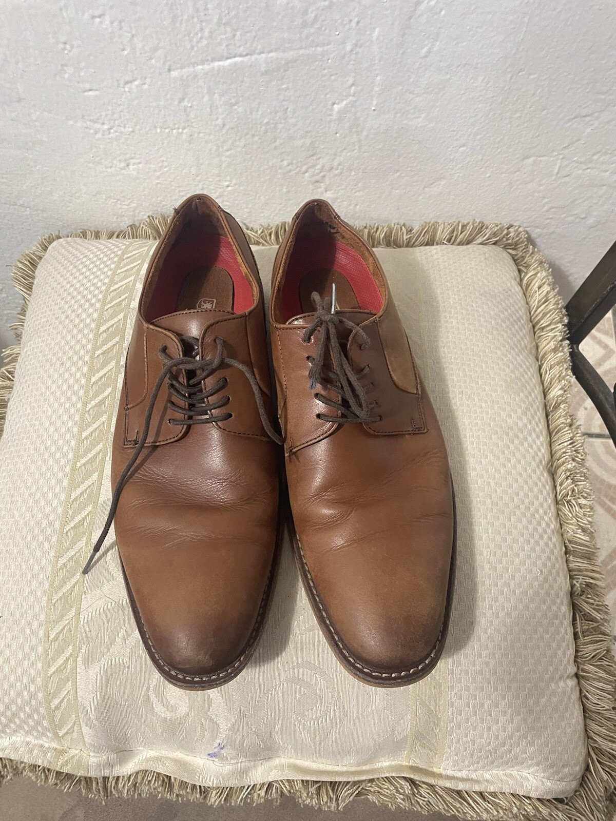 SAOLA Oxford Stacy Adams uomo in pelle cioccolato Marlton punta piatta taglia 8 5 m