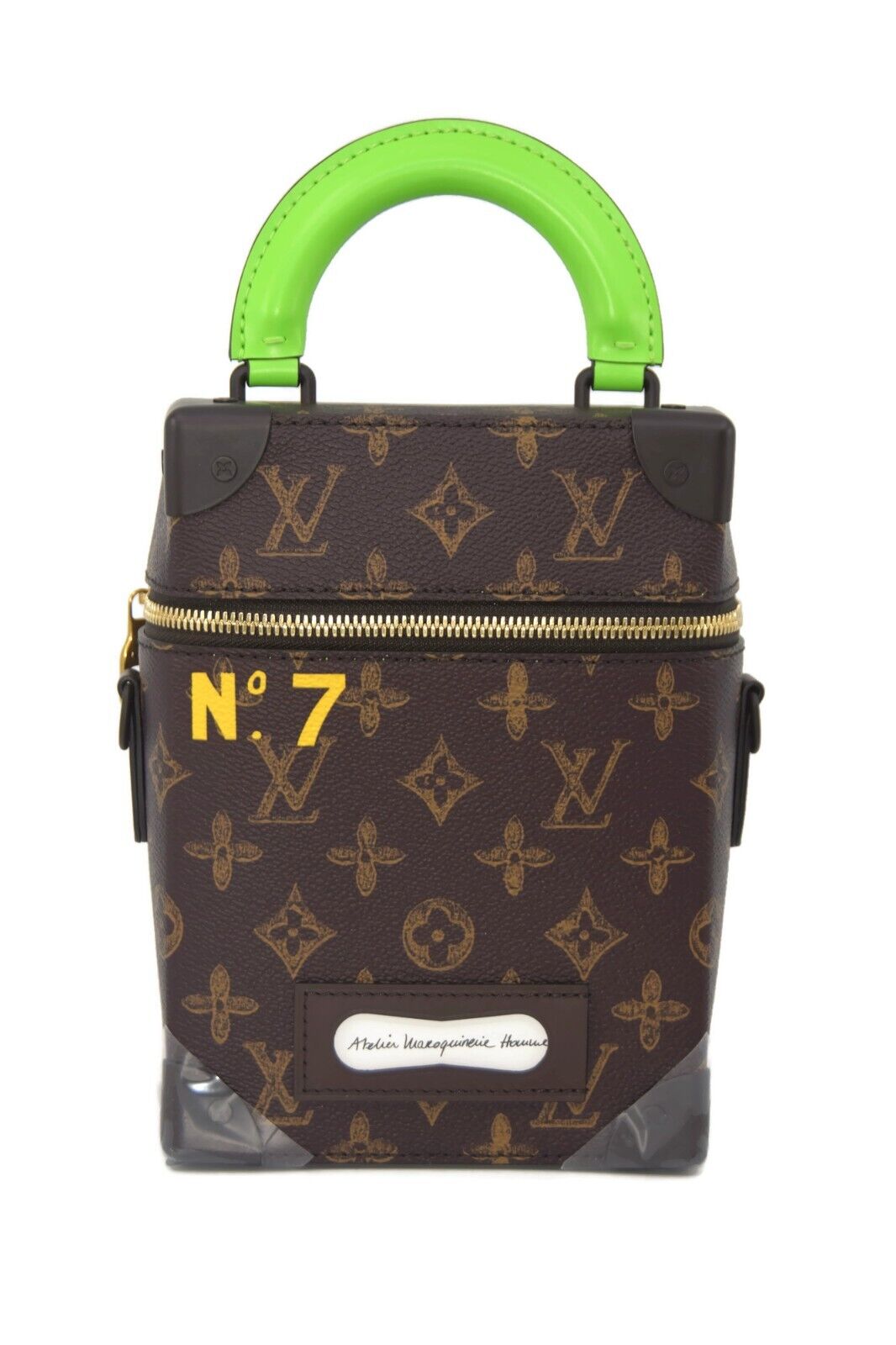 Túi Louis Vuitton Vertical Box Trunk Bag Safran (M59666) 