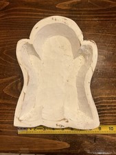 Bowl hand carved wooden dough bowl wood ghost bowl unique holiday home decor