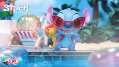 Hot Toys Cosbi Disney Stitch on Holiday Different Style Whole Box