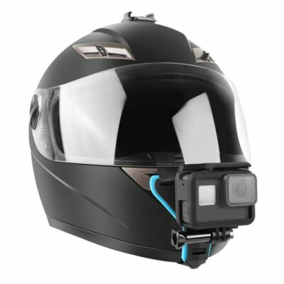 go pro hero 6 for motorcycle helmet EaxanPic Chin Mount Kit Gopro Helmet Adhesive Mount for GoPro 10/9/8/7/6/5,DJI Osmo Action,Insta360 ONE R Action Cameras : Electronics 2 x curved mount Motorcycle Helmet Chin Mount for