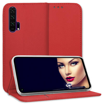 Schutzhülle Bookstyle für Honor 20 Pro (YAL-AL10,L41, 6.26'') (rot) Tasche Case