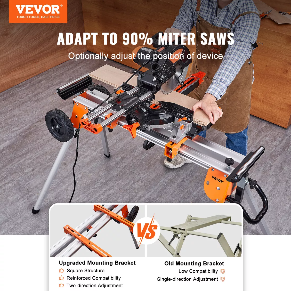Sliding cheap saw stand