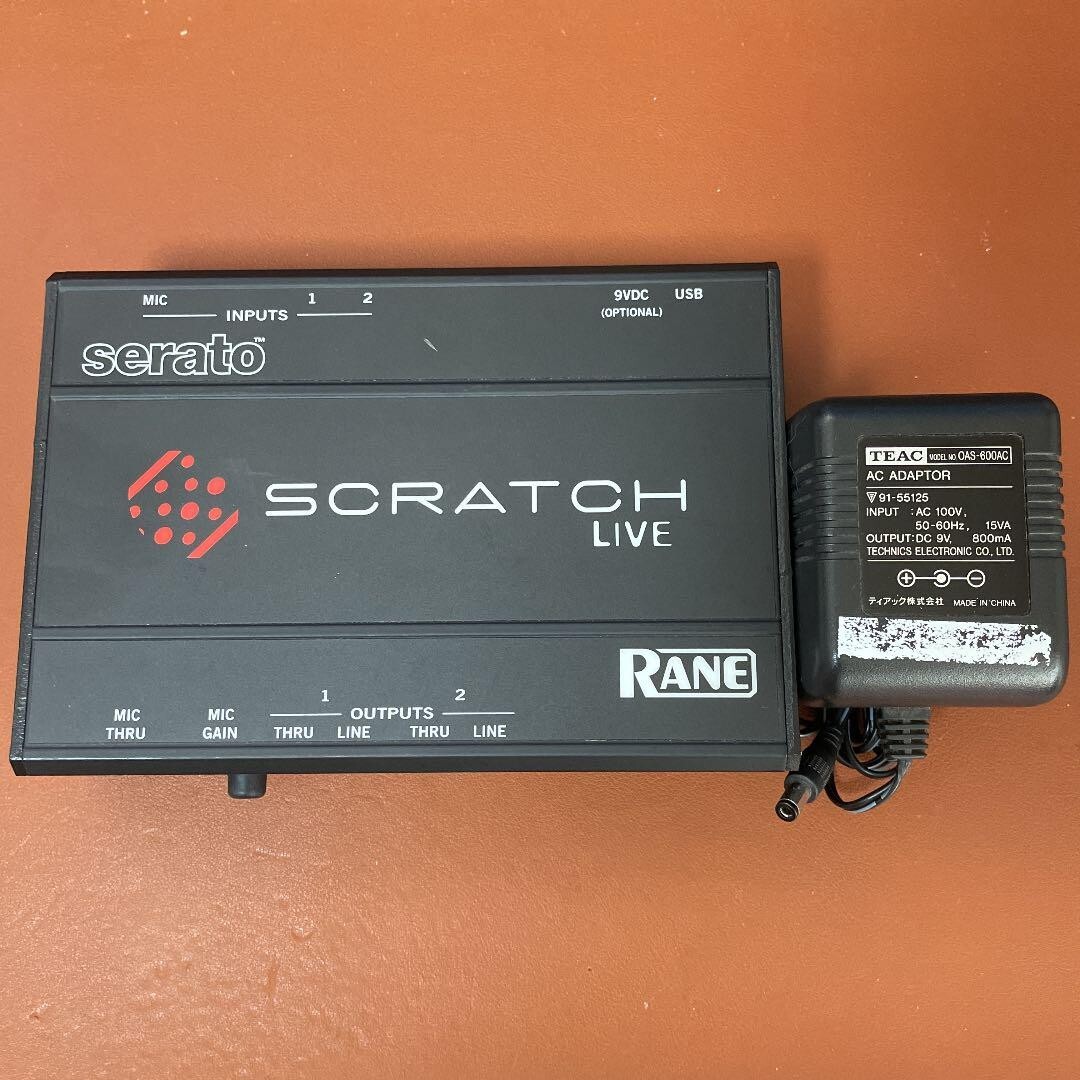 Rane Serato Scratch Live SL1 Japanese Interface Hibino Rane Serato Scratch Live SL1 Japanese Interface Hibino