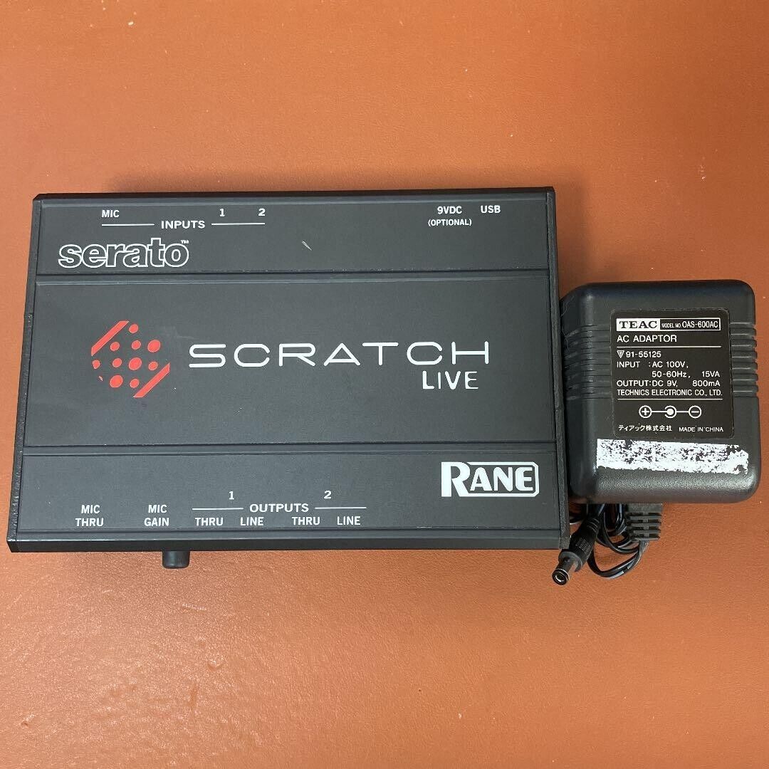 Rane Serato Scratch Live SL1 Japanese Interface Hibino Musical Machine  Acadaptor