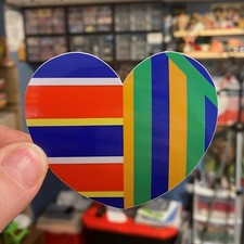 Ernie & Bert Heart Sticker Sesame Street Muppets Jim Henson