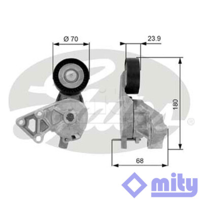 Fits A3 Golf Transporter Sharan Bora Galaxy Alhambra Tensioner Pulley Mity