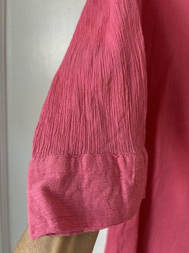 RAVIYA Women’s Long Sleeve Loose Shirt Size L Pink Color LIGHT - Picture 3 of 5
