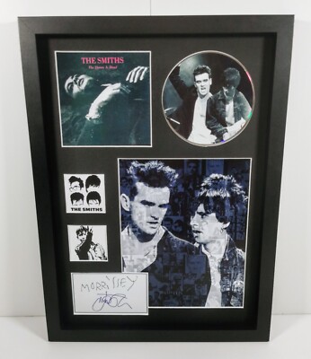 The Smiths Morrissey & Marr SIGNIERT Queen Is Dead GERAHMT Bild Disc Display WOW