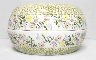 Temptations By Tara Bouquet Easter Egg Baking Casserole Dish 6Pc W/2 Wire Basket