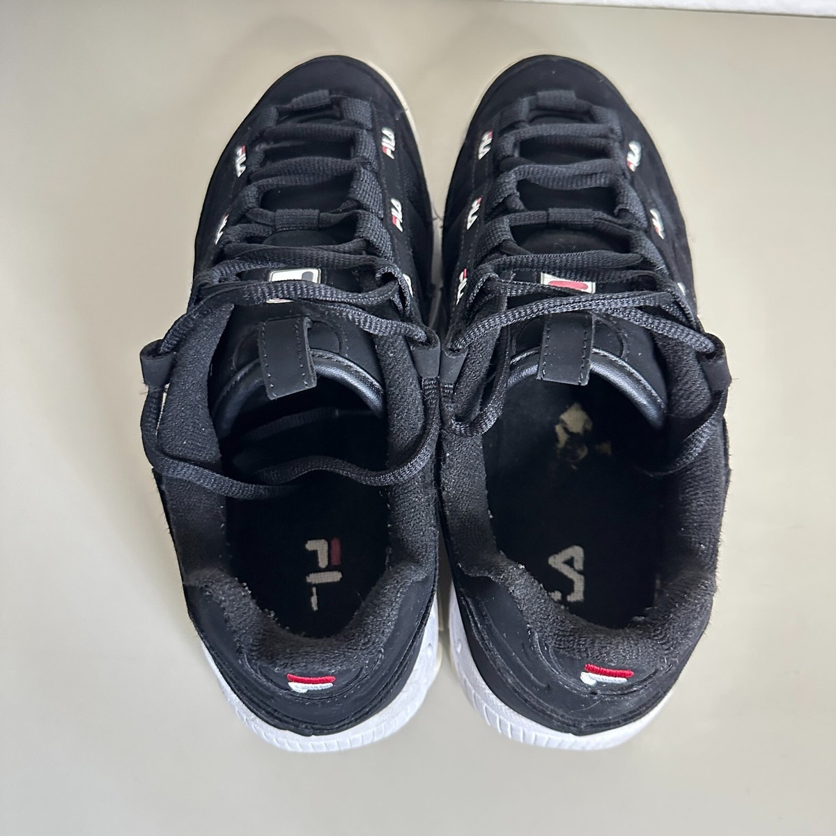 Fila D Formation Womens Size 10 Black 5CM00512-014 White Fila D Formation Womens Size 10 Black 5CM00512-014 White