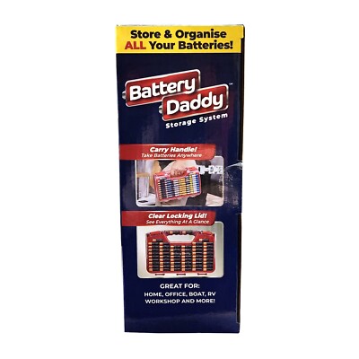 Battery Holder As Seen On Tv Battery Daddy Ontel Battery Tester