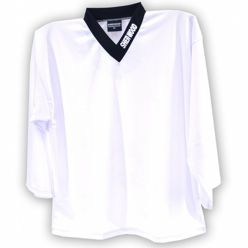WHITE, Hockey Training Jersey, Ice Hockey Shirt, Training Top, Sports Jerseys - Picture 5 of 10