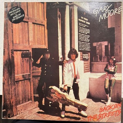 Gary Moore - Back on the Streets LP - Oasis [MCA 2292-51413] Korea 1978 (VG+/EX)