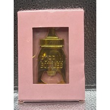 Poppin Bottles Baby Shower Favor Metal Bottle Opener Gold Gift Pink Box