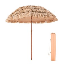 6.5 ft Hula Thatched Tiki Umbrella Patio Umbrella Poolside Patio Beach Umbrella